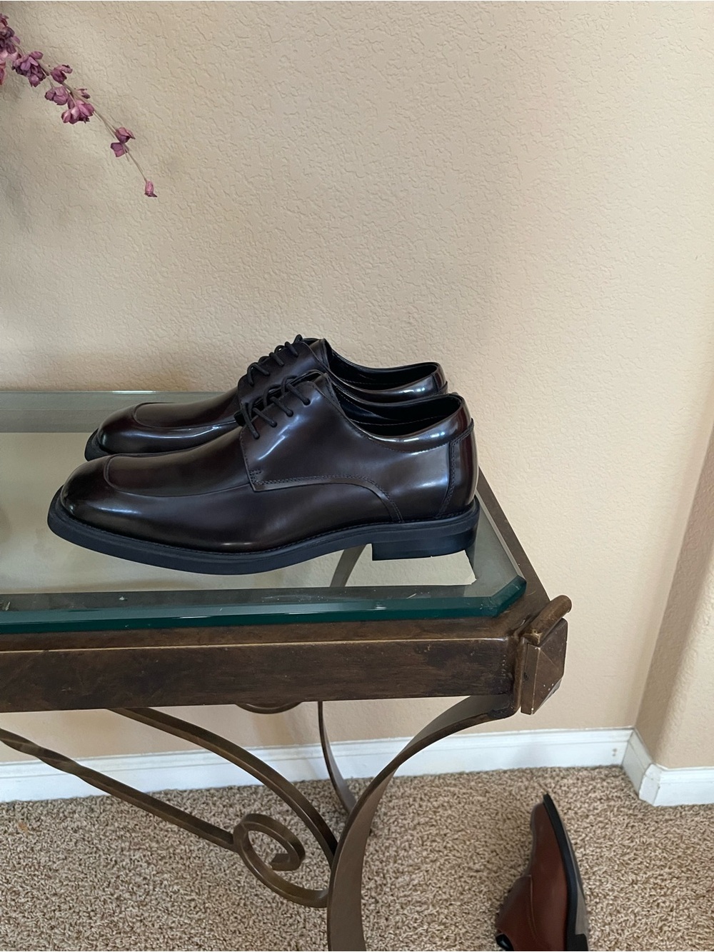 Classic Men's Derby Dress Shoes - Dark Brown